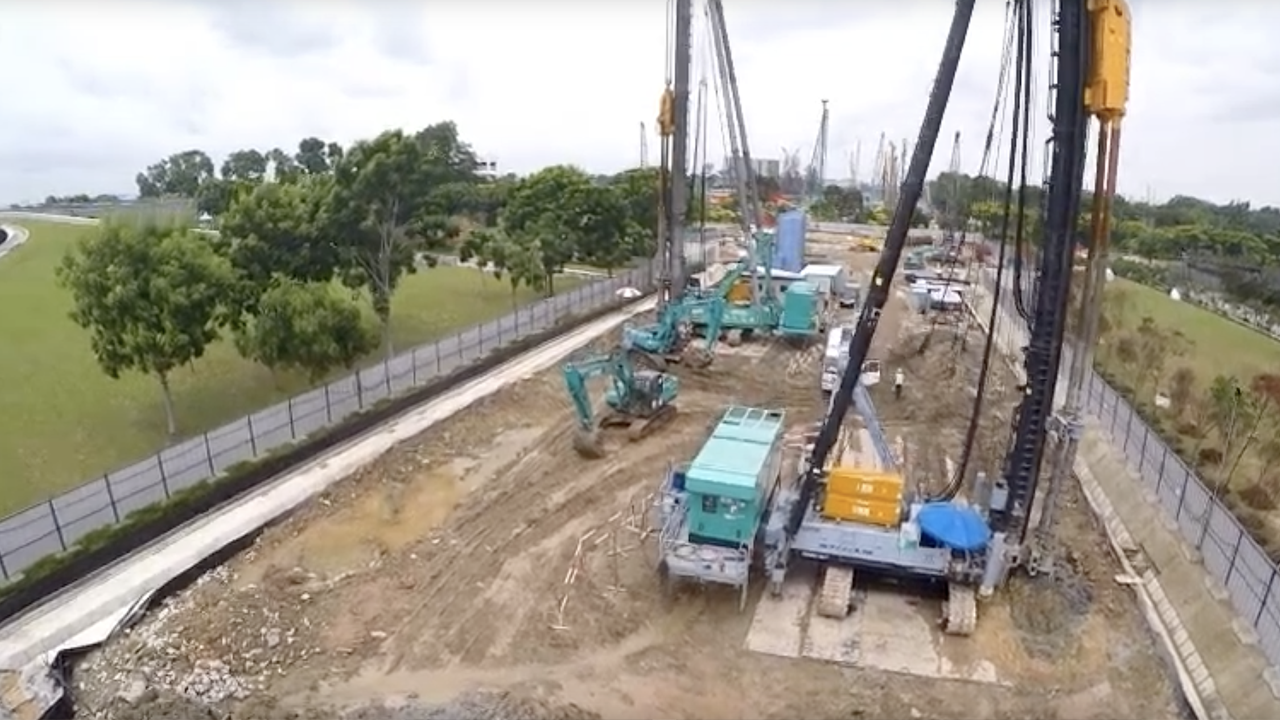 海外での施工風景